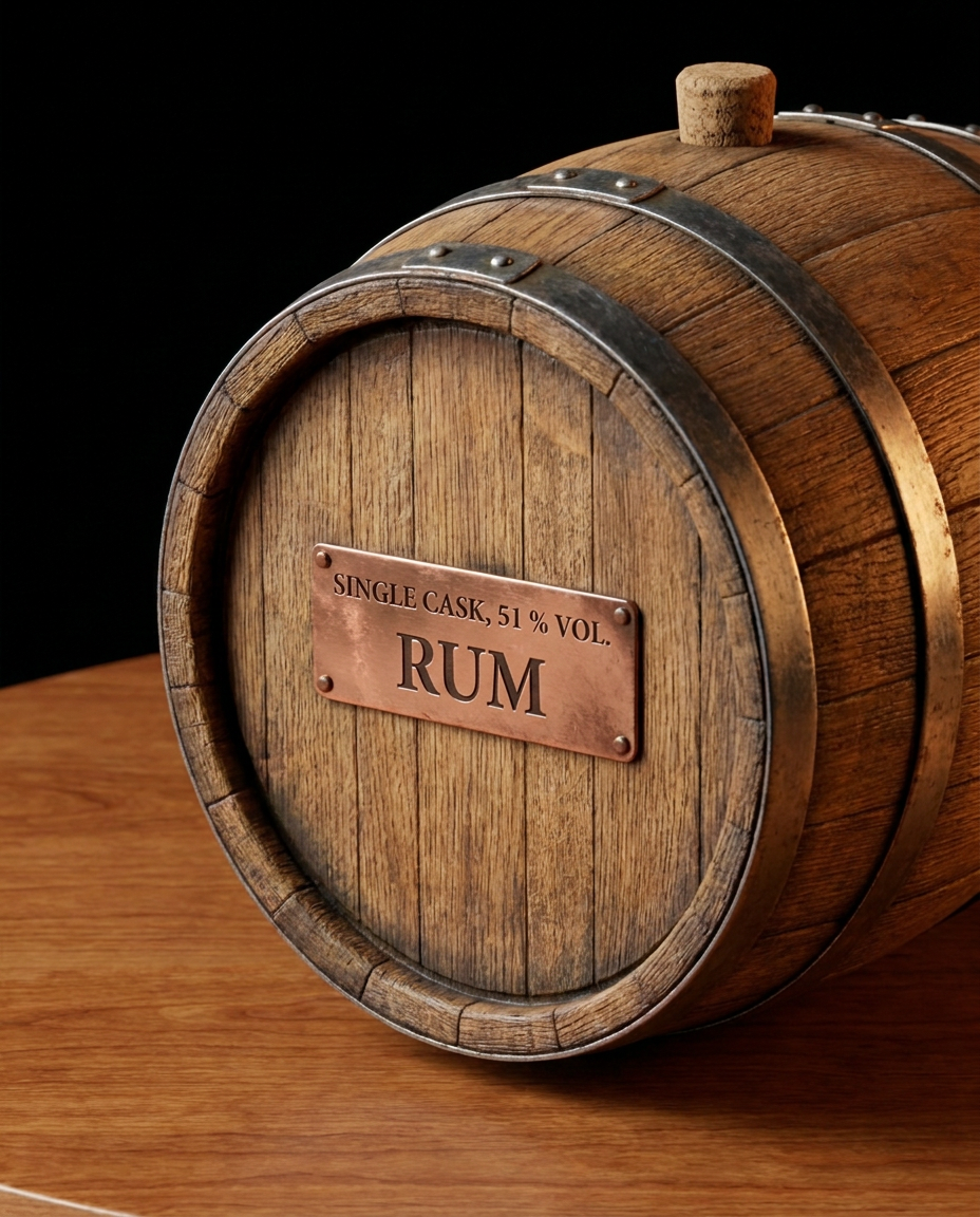 Kleines Fass Rum